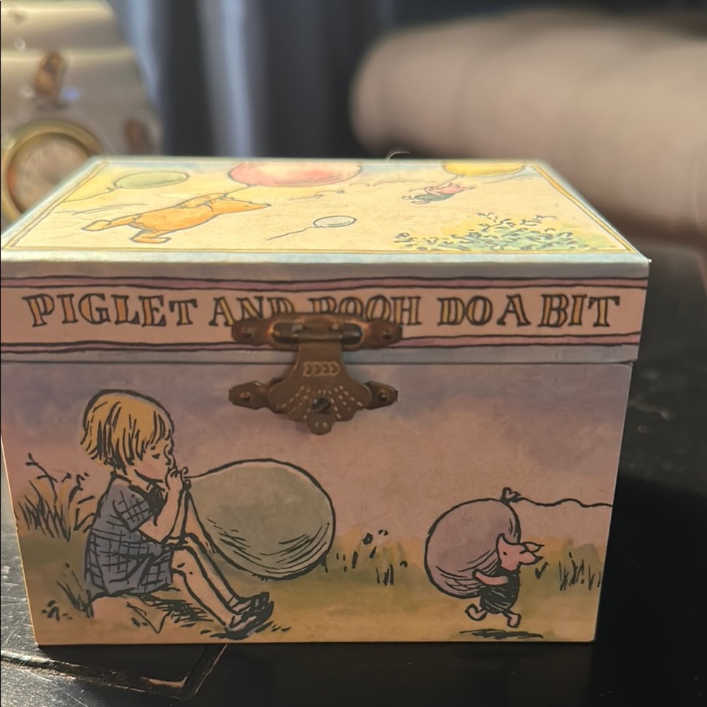 Piglet and Pooh Jewelry Box
